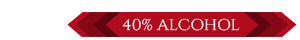 40% alcohol